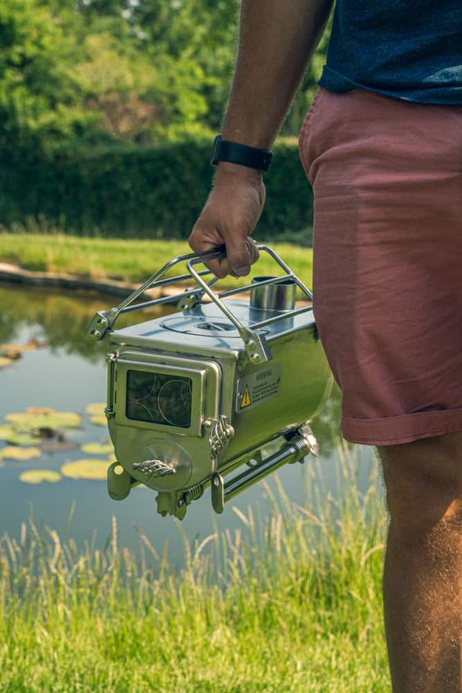 Winnerwell Woodlander Double View Wood Burning Camping Stove - Size S - Image 4