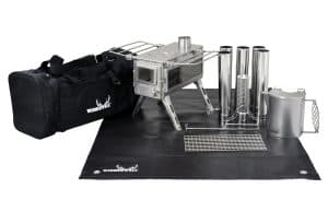 Winnerwell Nomad View S-sized Tent Stove Package