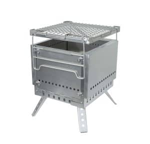 Secondary Combustion Portable Grill Firepit