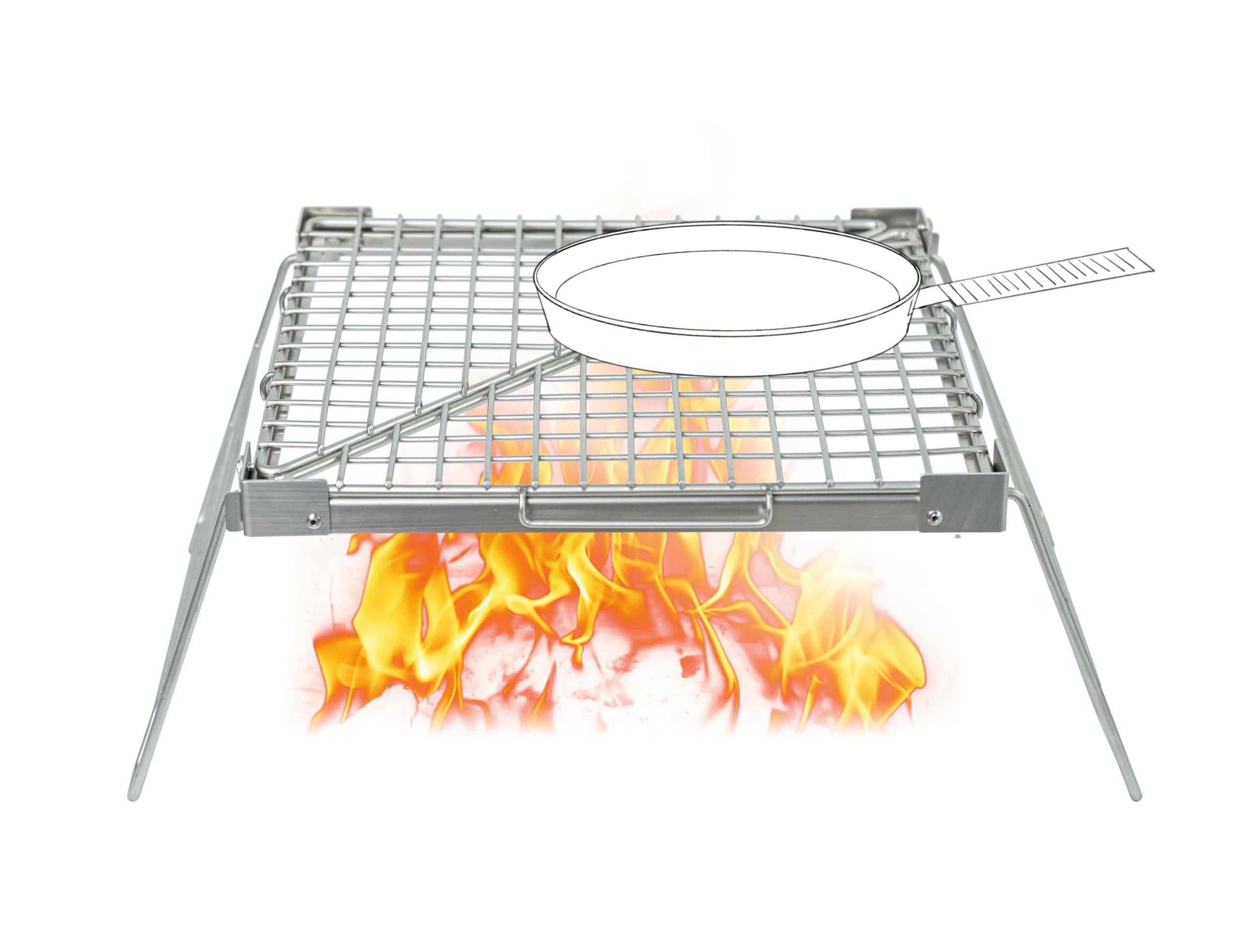 Secondary Combustion Portable Grill Firepit - Image 2