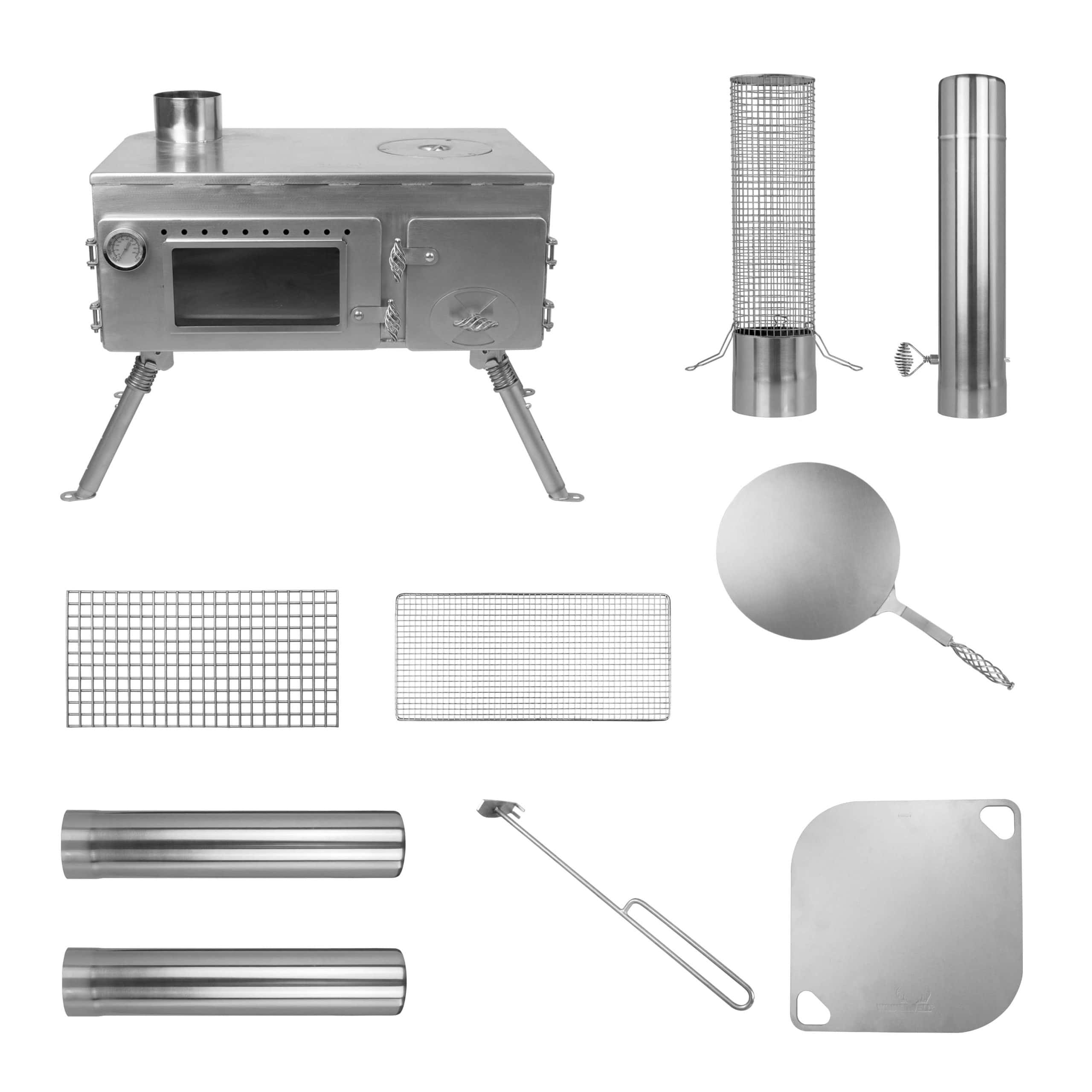 Wood Burning Pizza Oven Camping Stove - Image 2