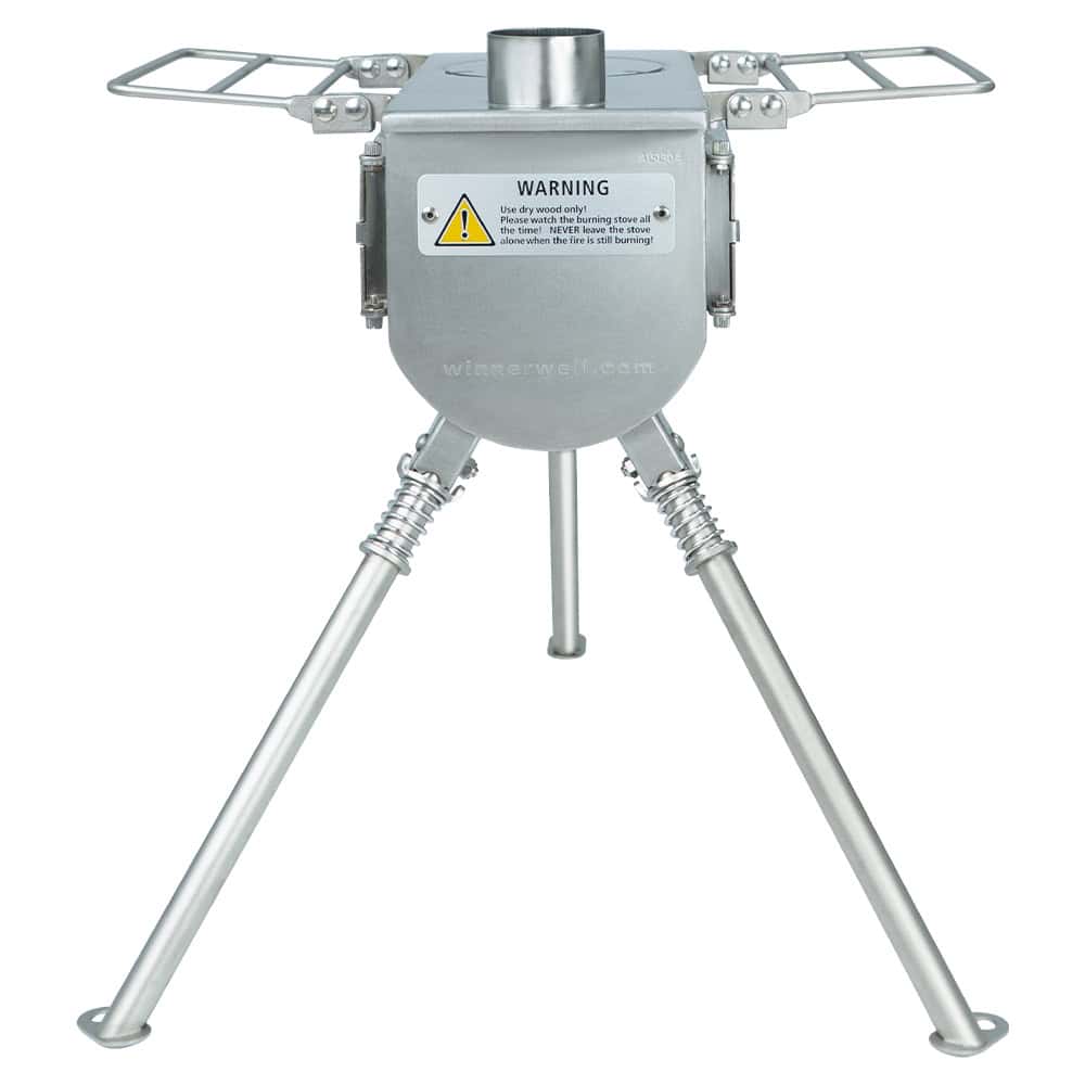 Winnerwell Woodlander Double View Wood Burning Camping Stove - Size S - Image 8