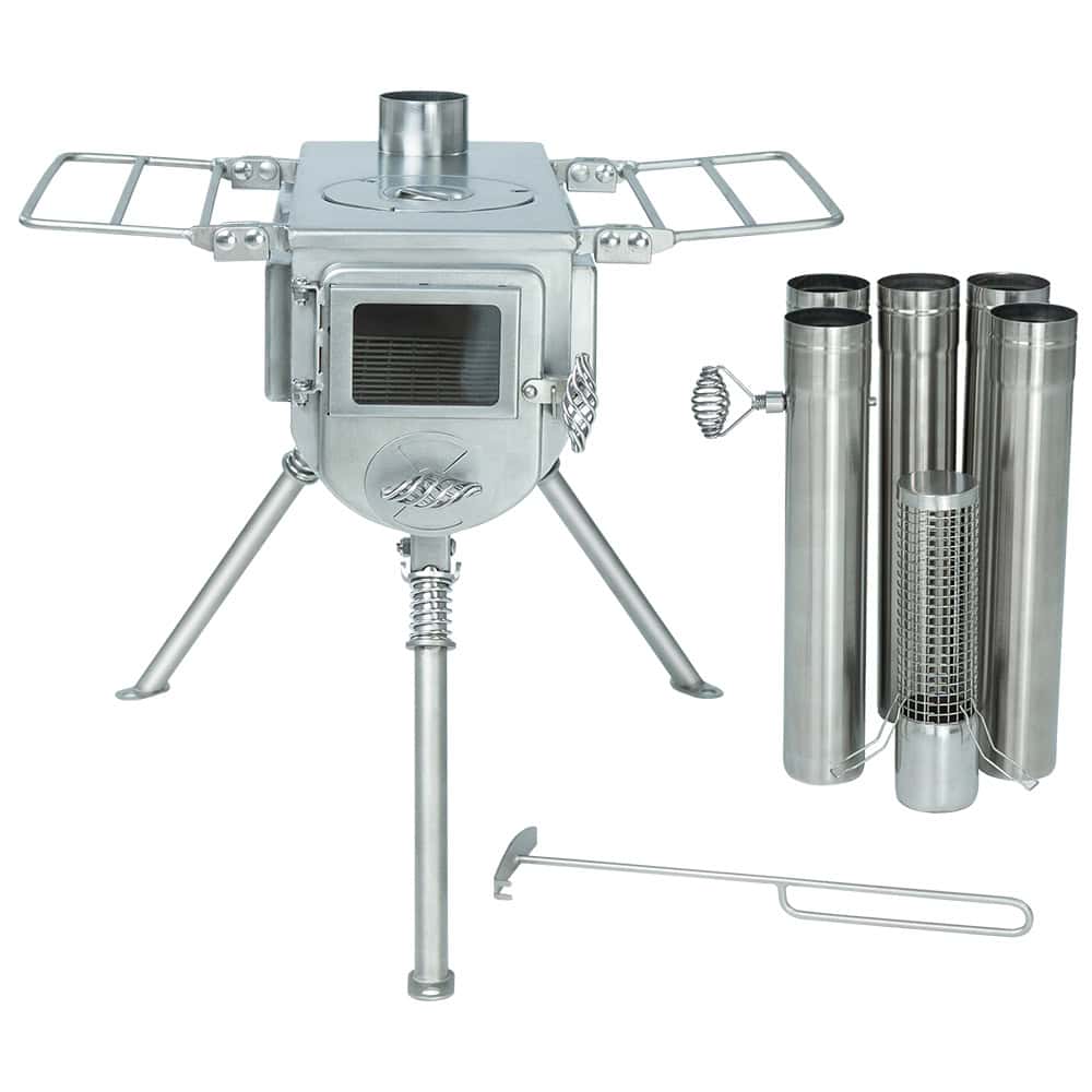 Winnerwell Woodlander Double View Wood Burning Camping Stove - Size S - Image 3