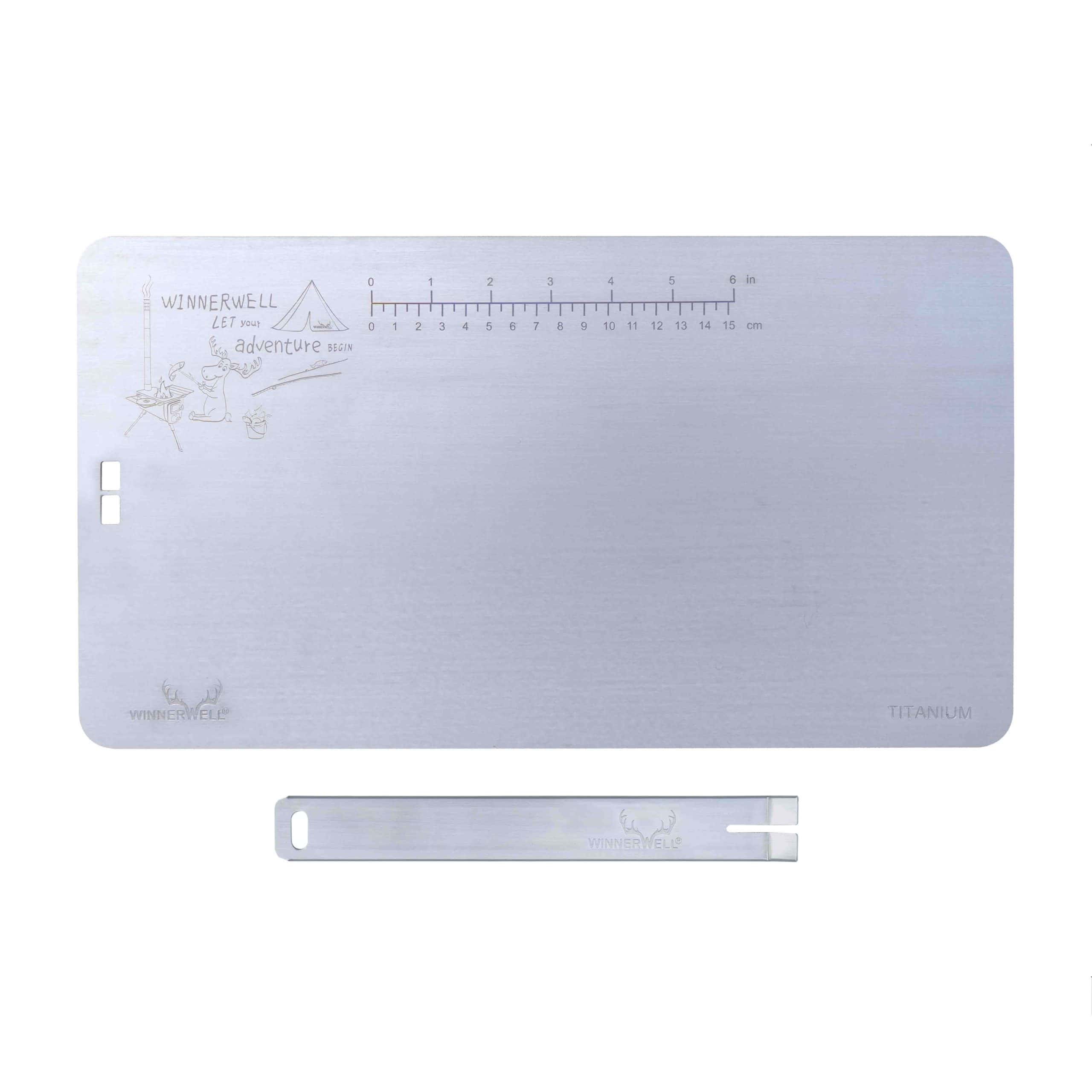 Winnerwell Titanium M-sized Multifunction Cutting Board/Grill Plate/Baking Tray - Image 2