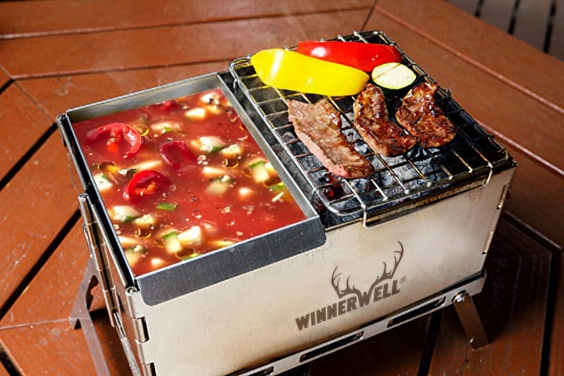 Portable Camping Cook Grill - 3 in 1 grill, firepit & cooking pot - New Product!! - Image 5