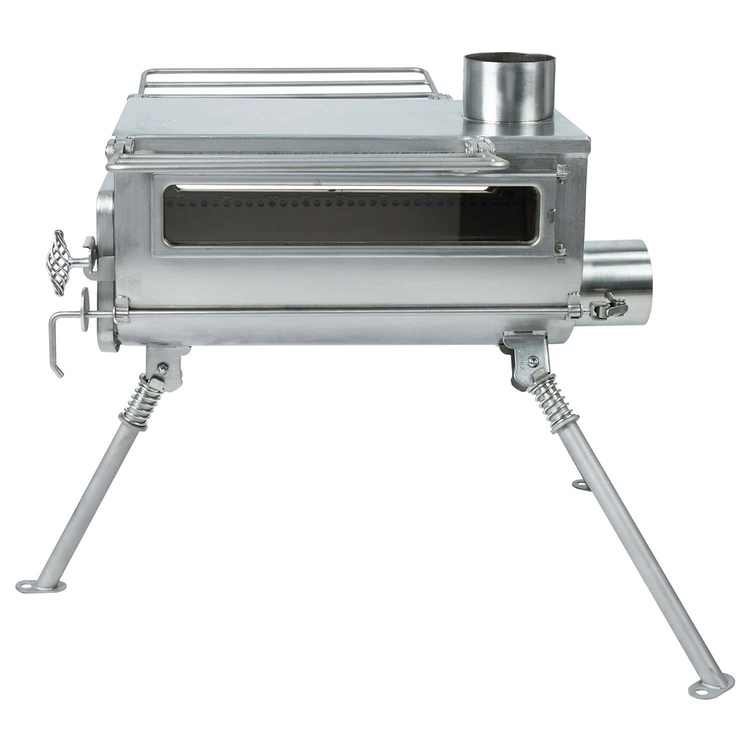 Winnerwell Woodlander PLUS Double View External Air M-sized Wood Burning Tent Stove - Image 4