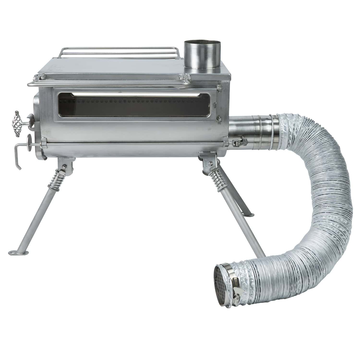 Winnerwell Woodlander PLUS Double View External Air M-sized Wood Burning Tent Stove - Image 2