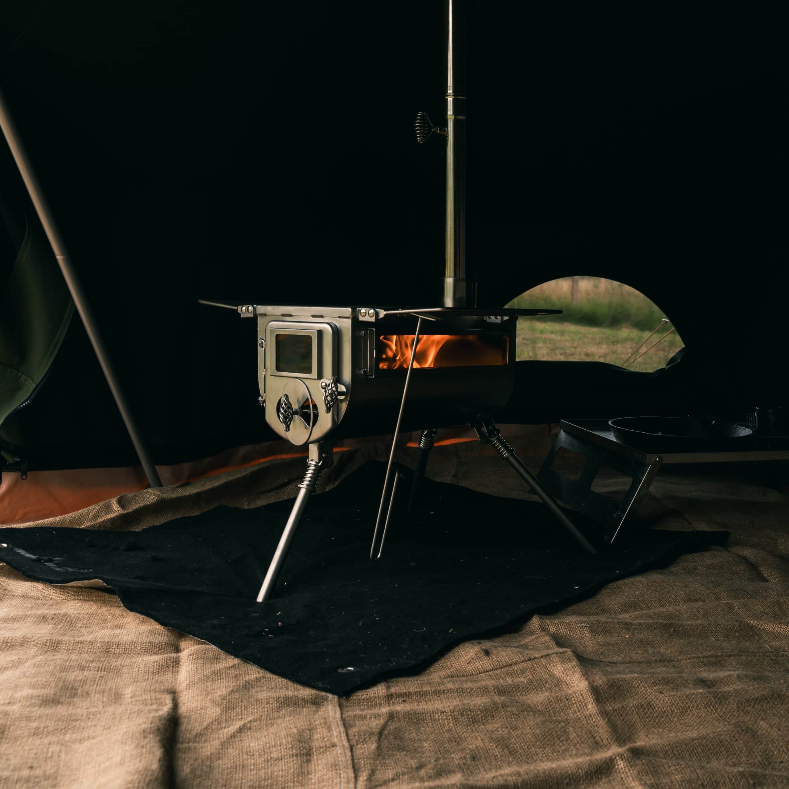 Winnerwell Woodlander Double View Wood Burning Camping Stove - Size S - Image 9