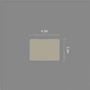 4.5" x 3.3" Door Glass Replacement for Woodlander External Air M
