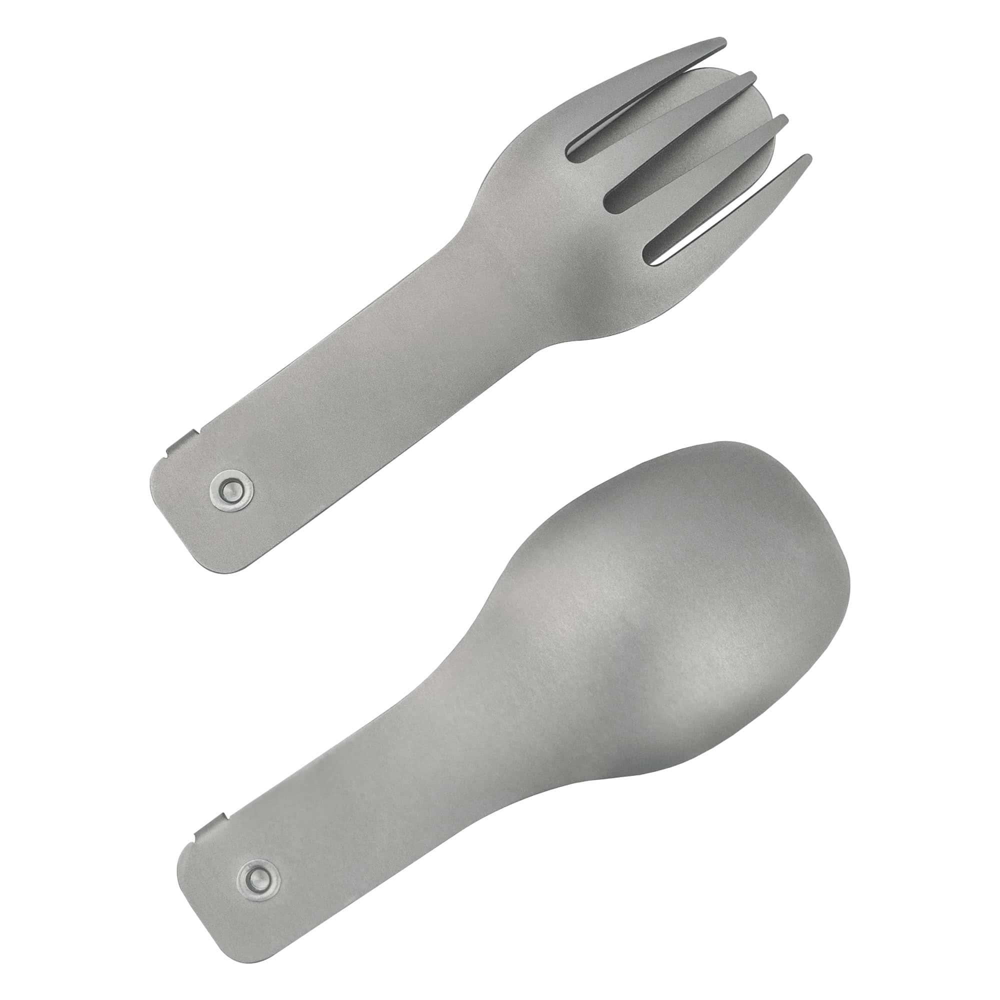 Winnerwell® Titanium Folding Fork & Spoon Set - Image 2