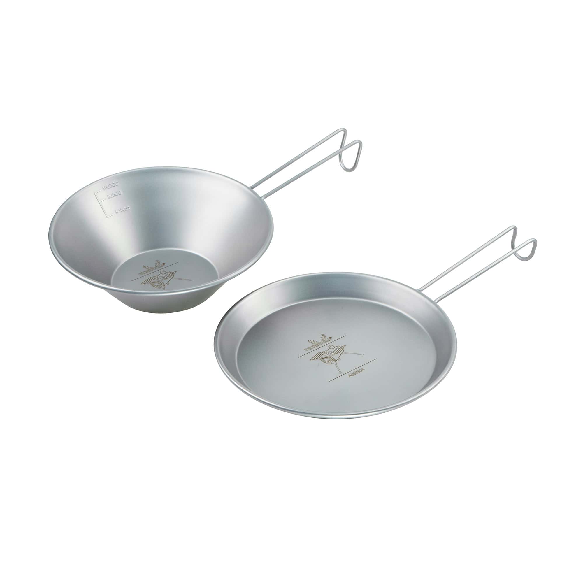 Winnerwell® Stainless Steel Sierra Cup Bowl & Plate Set - Image 2
