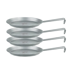 Stainless Steel Plate 4-piece Family Set