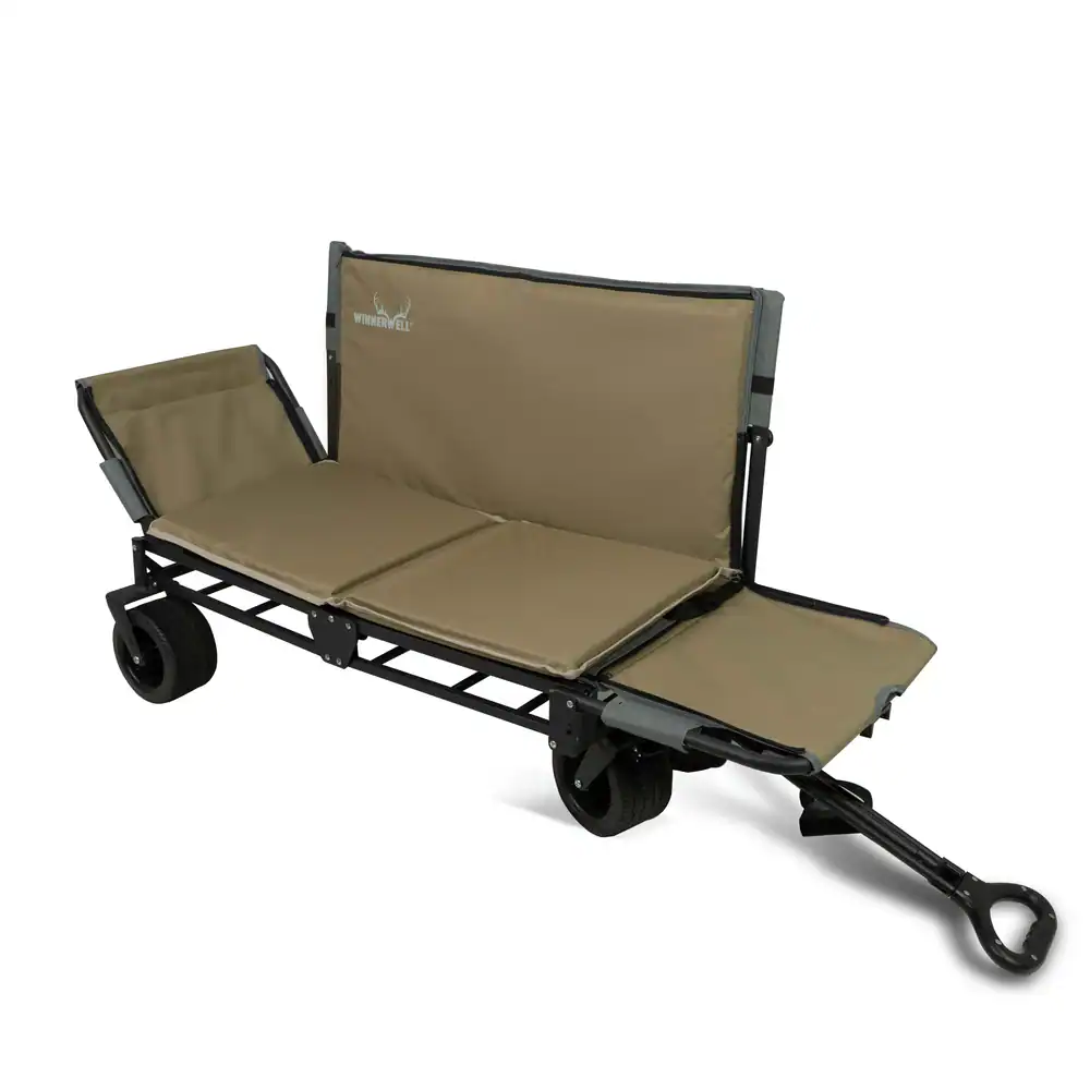 Winnerwell® Foldable Camping Wagon with Seat & Bed | Heavy Duty Outdoor Utility Cart PRE ORDER! - Image 4
